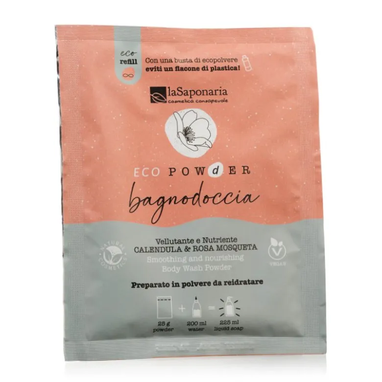 Bagnodoccia in polvere vellutante e nutriente - Calendula & Rosa Mosqueta