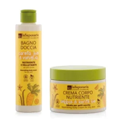 Kit corpo pelli secche - Bagnodoccia Vellutante + Crema Corpo Nutriente