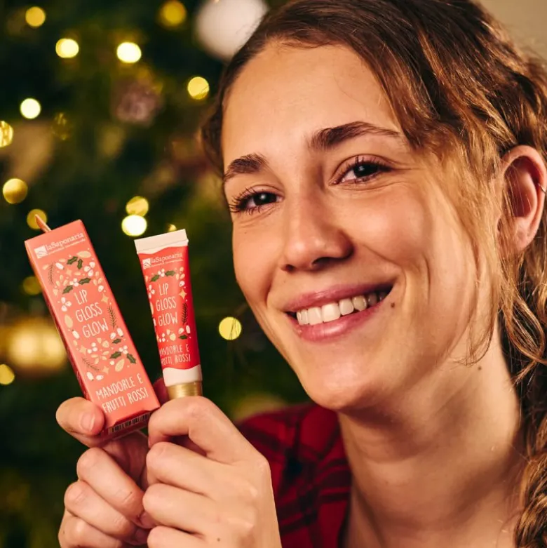 Lip gloss Glow - Mandorle & Frutti Rossi