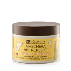 Maschera capelli anti-crespo