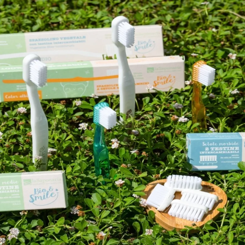 Spazzolino bimbi in fibra vegetale