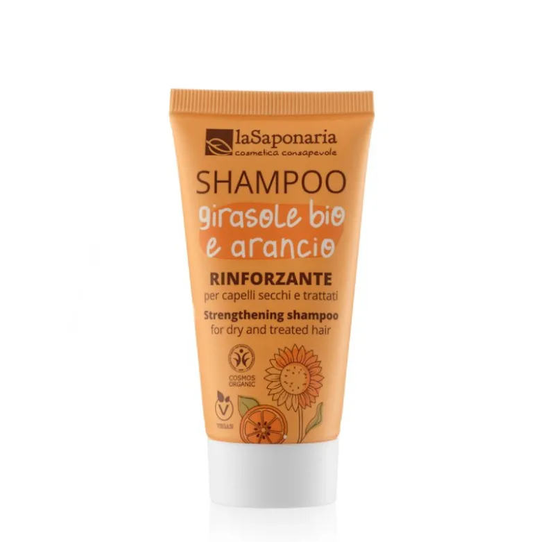 TRAVEL - Shampoo rinforzante - Girasole Bio e Arancio (30ml)